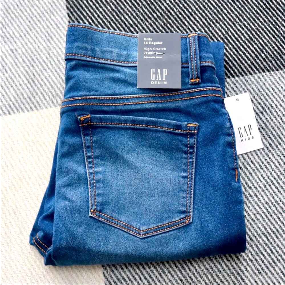 New Girls gap kids high stretch jeggings, 14